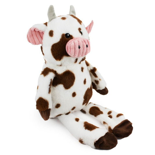 8.5" Cow w/ squeaker, crinkle